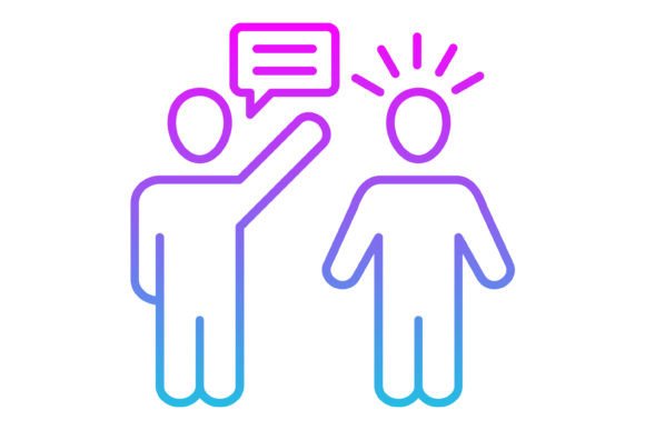 Argument Line Gradient Icon: A Modern Toolkit for Digital and Print Projects