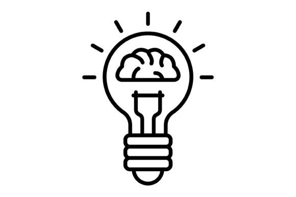 Idea Outline Icon: Your Go-To for Clean, Scalable Visuals
