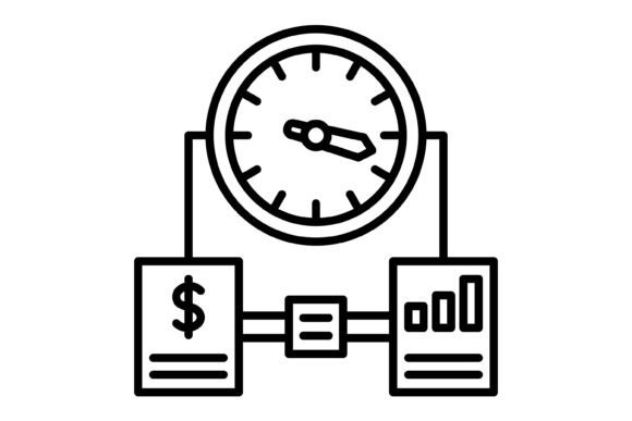 Master Your Visual Projects with the Time Management Outline Icon