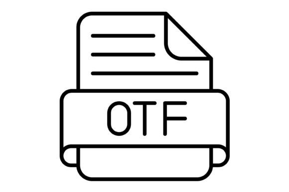 Otf File Outline Icon: A Designer's Take on This Versatile Set