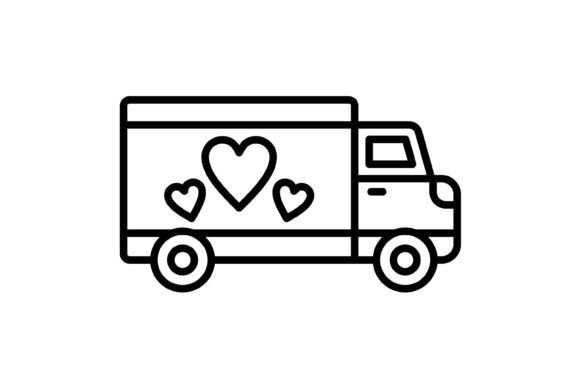 Streamlining Your Visuals: The Delivery Outline Icon