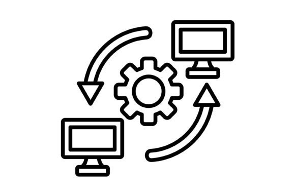 Synchronize Outline Icon: A Versatile Asset for Modern Design