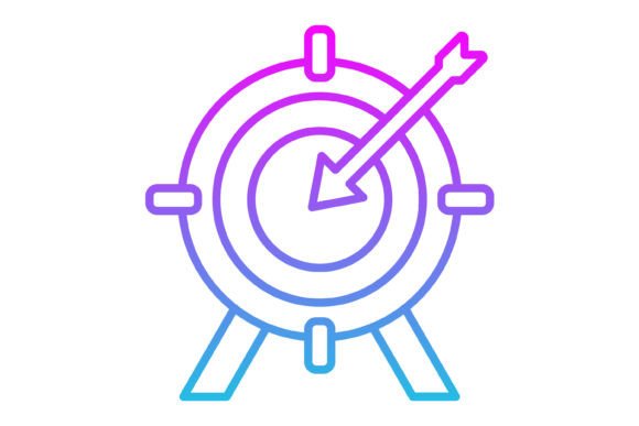 Target Line Gradient Icon: Elevate Your Visual Language