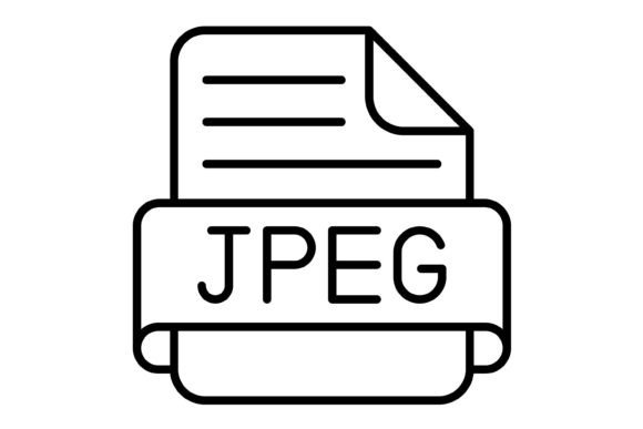 The Jpeg File Outline Icon: A Modern Visual Asset