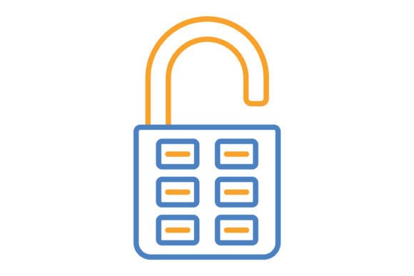 Unlocking Design Potential with Blue & Orange Line Icons